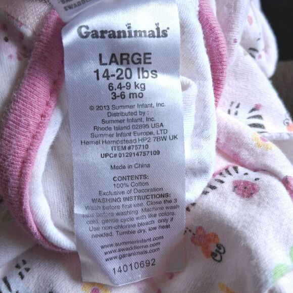 Swaddle Me Sleep Swaddles Sacks Large Med Mix Lot Of 5 Summer Kiddopotamus - Picture 5 of 6